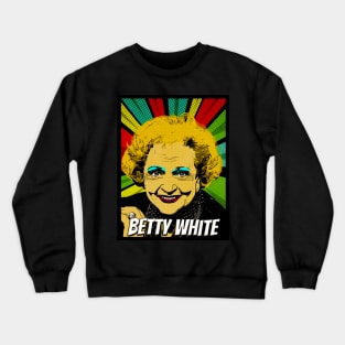 Betty White Pop Art Design // Fan Art Crewneck Sweatshirt